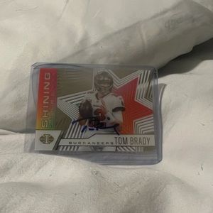 Tom Brady signed card